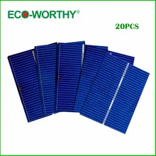 Diy Photovoltaic Systems Online Ping The World Largest Eco Worthy 20pcs 52x39 Solar Photovoltaic Cells Kits Diy Panel For Home Lication System