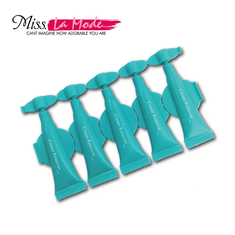 

Miss Lamode 5pcs/lot eyelash glue remover no irritation no oder glue removier eyelash exteension cream and fast solution