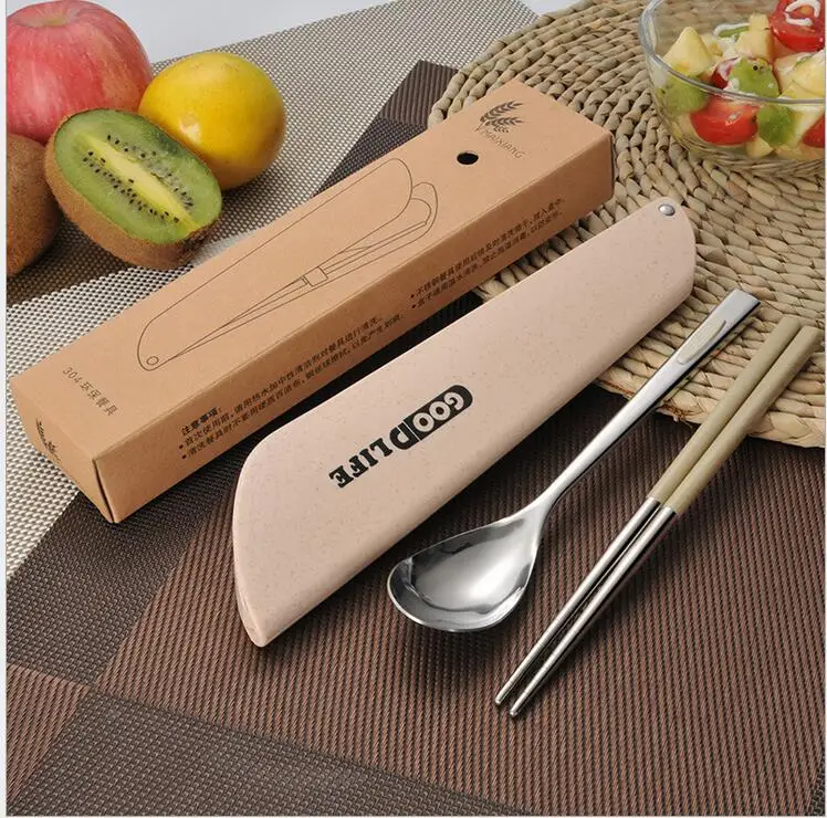 Nordic-Color-Wheat-Straw-Dinnerware-Set-Portable-Outdoor-Camping-Picnic-School-Kids-304-Stainless-steel-Tableware (1)