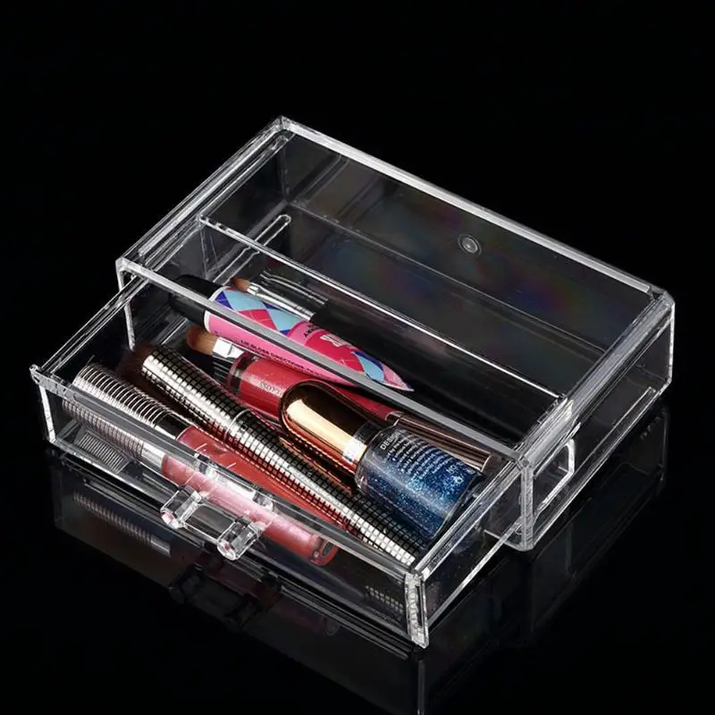 

Clear Makeup Lipstick Storage Box Makeup Display Stand Case Cosmetic Storage Box Jewelry Box Organizer Holder
