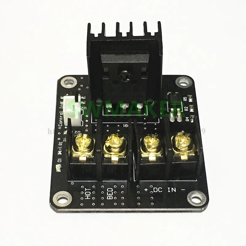 Модуль расширения MOSFET для 3d принтера, 2pin, свинец для Anet A8 A6 A2, совместимый с MOS, расширитель мощности