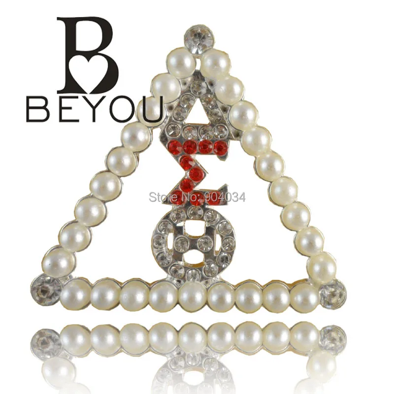 

Free Shipping Delta Sigma Theta Crystal Lapel Pin
