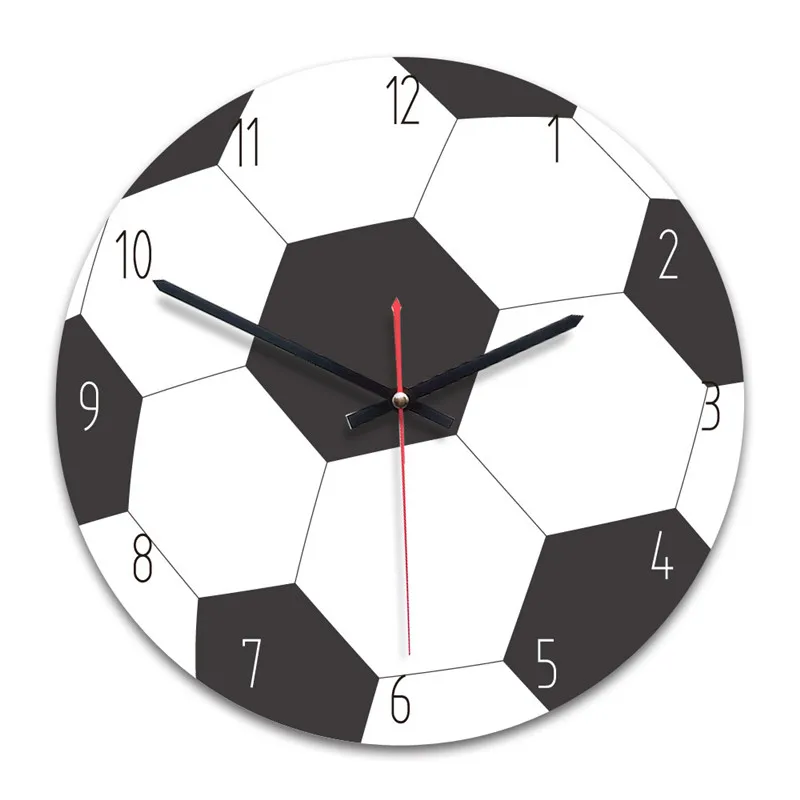 

Nordic best selling wall clock home printing creative living room bedroom ball acrylic decorative clock wall hangings