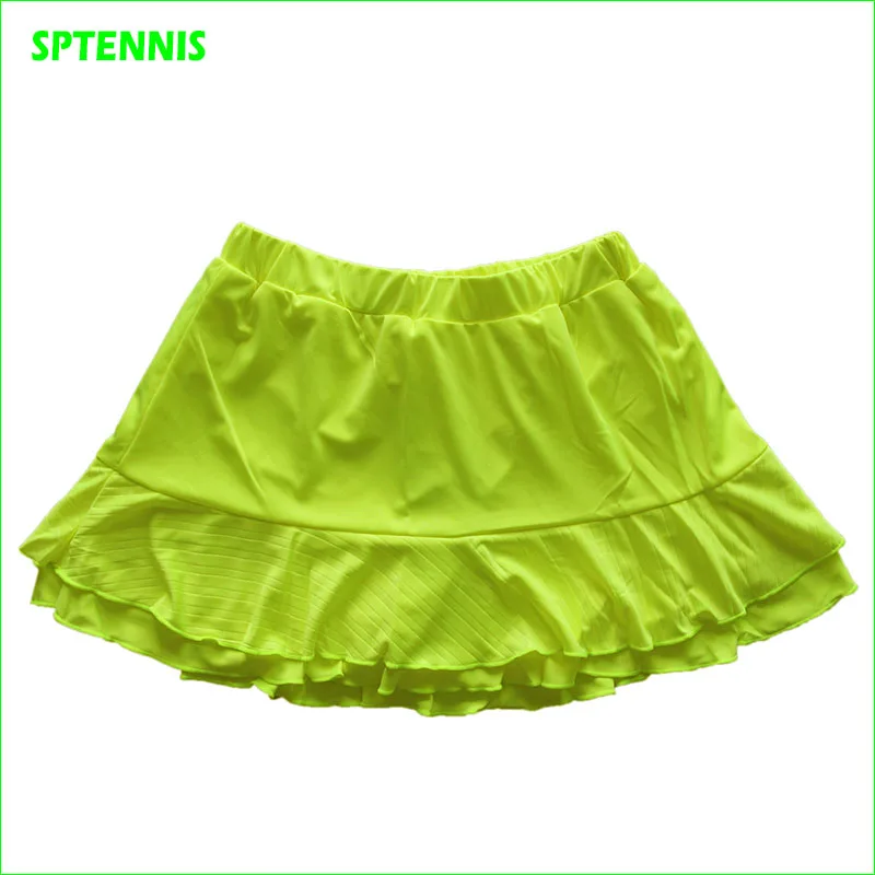 Многослойная теннисная юбка для девочек, для женщин, для бадминтона, бега, танцев, для спорта, Многоуровневая юбка-шорты, летняя, против экспозиции