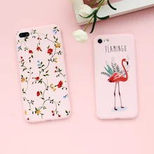 

MISSCASE Soft TPU Phone Case for iphone X 7 8 plus 10 Women's Fashion Pink Flamingo Cover Coque for Apple iphone 6 6s plus Case