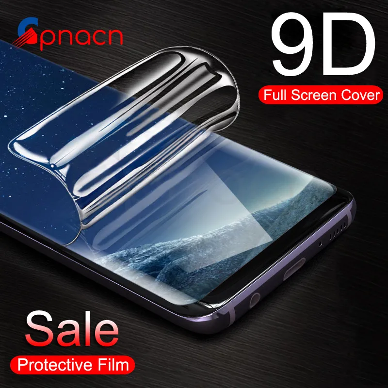 

GPNACN Full Cover Screen Protector For Samsung Galaxy S9 S8 Plus S6 S7 Edge Note 8 9 A8 Plus 2018 Screen Protector Soft Film