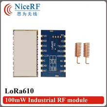 2 шт./лот Lora610 100 мВт 915 МГц ttl интерфейс 5000 метров дальность uart беспроводной модуль |-139 дБм высокая чувствительность
