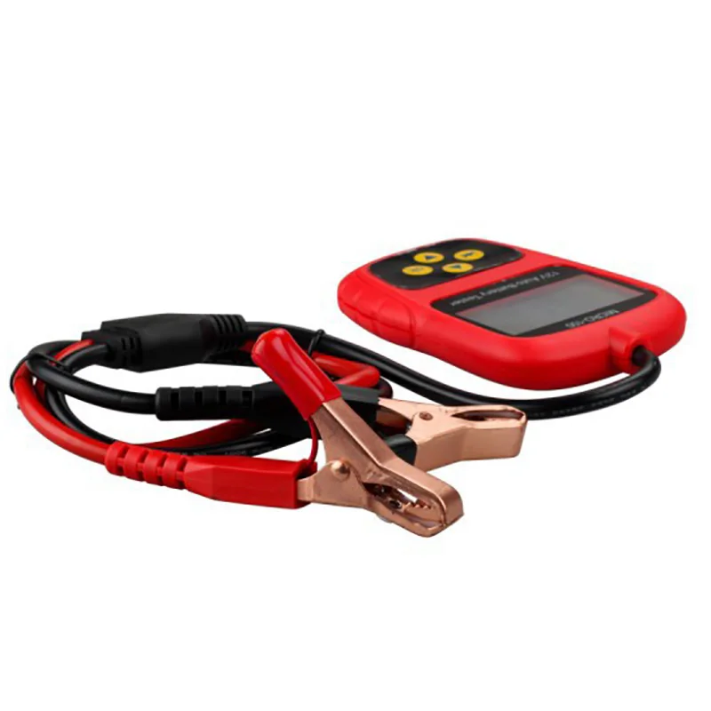  Portable Car Vehicle Digital 12V/24V Battery Tester with LED Display Auto Multi-Languages Battery L
