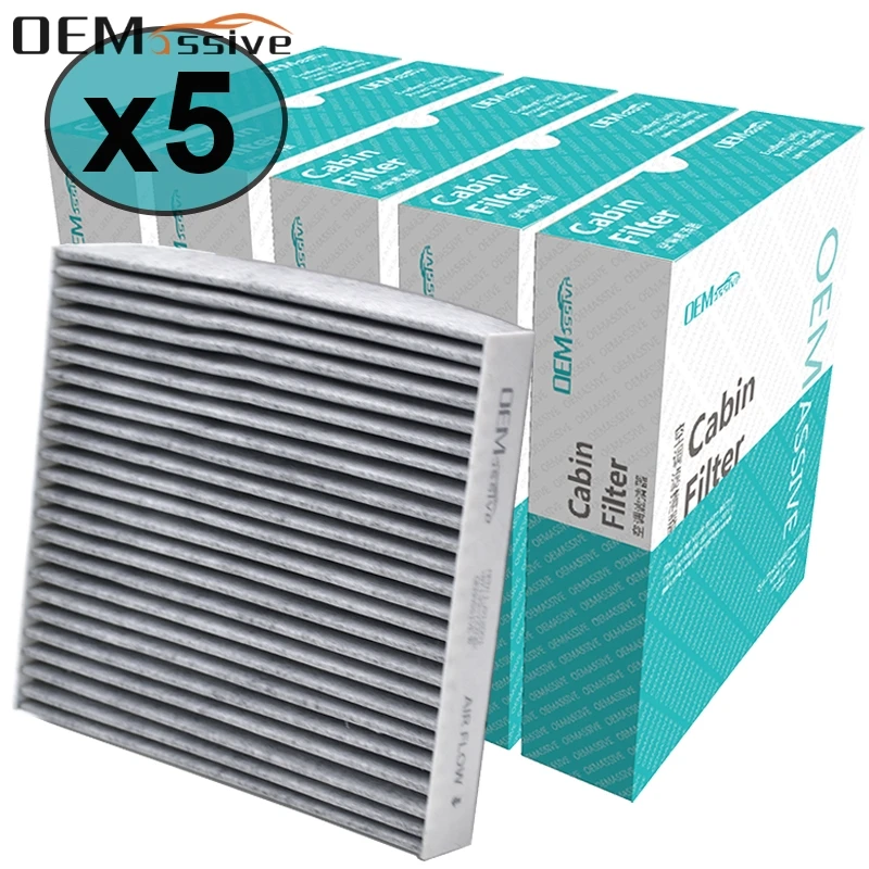 

5PC Car Activated Carbon Cabin Air Filter 87139-02020 87139-30070 For Toyota Avensis Prius Corolla Lexus RX LX GX Subaru Outback