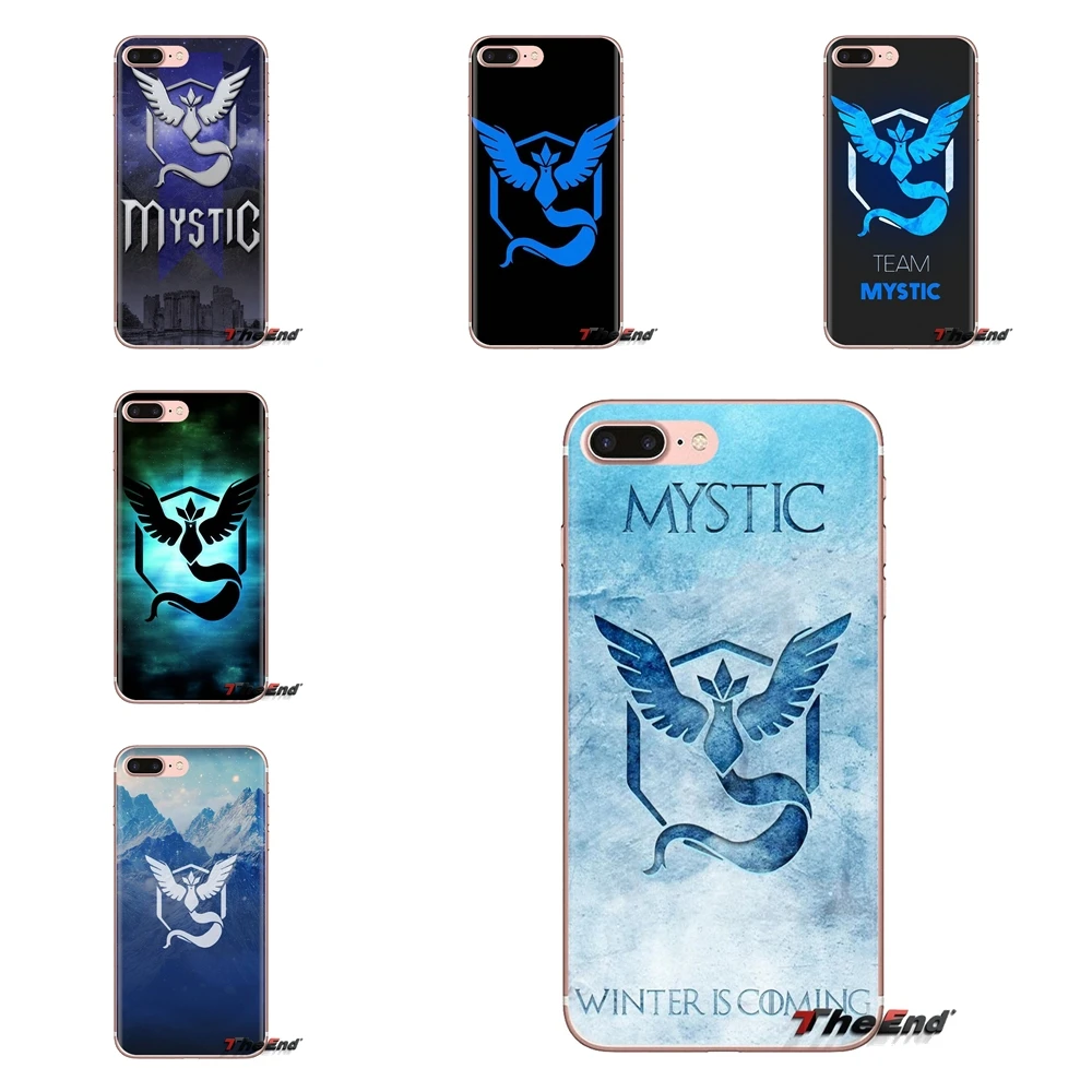 Мягкий ТПУ чехол для телефона Pokemon Go Pokeball Team Valor Mystic iPod Touch Apple iPhone 4 4S 5 5S SE 5C 6 6S 7 8 X XR XS