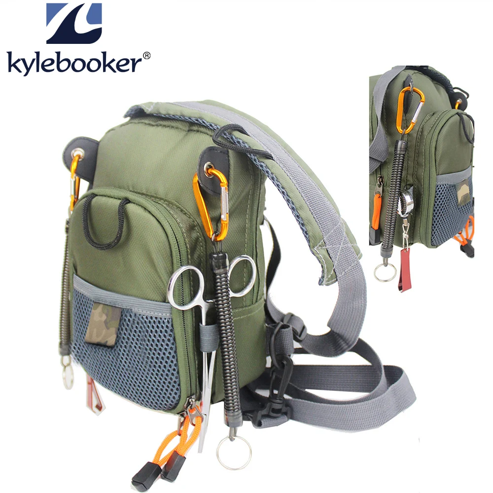 

Fly Fishing Chest Waist Pack Lightweight Comfortable Adjustable Compact Bag With Four Free Fishing Tool Accessory
