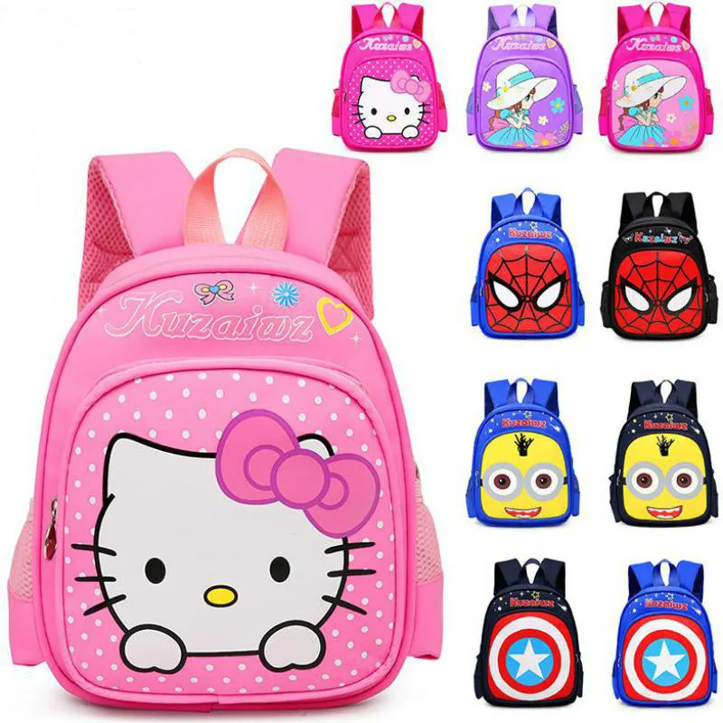 

Student Cartoon School Bag Girl's Hello Kitty Backpack Child Knapsack Satchel Product Cartoon Cute Baby Baby Backpack A13