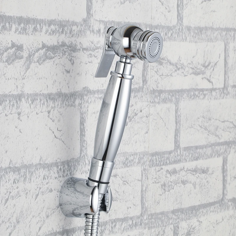 Chrome brass Toilet Hand held Bidet set ,Diaper Sprayer, Shower Shattaf