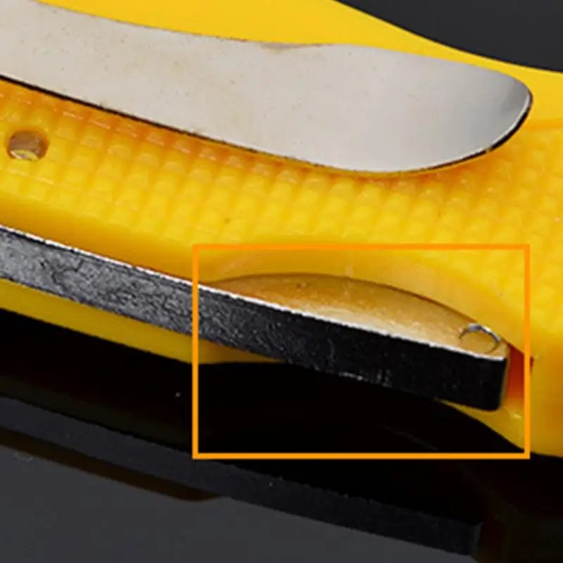1 шт. складной универсальный нож с нескользящей рукояткой из нержавеющей стали Т-образный нож резак товары для рукоделия длина 15,5 см пластиковая/стальная ручка