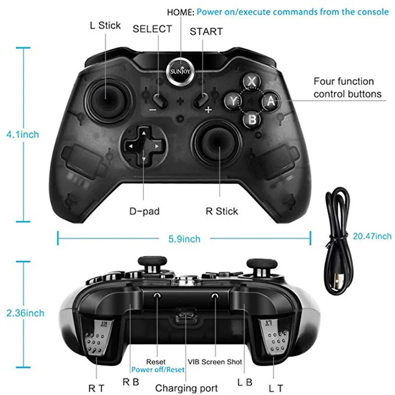 Nintendo Switch Pro контроллер Беспроводной bluetooth геймпад с вибрацией Mando джойстик для