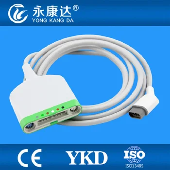 

New-Type Drager MS20093 MS20094 16pins ECG truck cable with CE & ISO certificate, Free Shipping