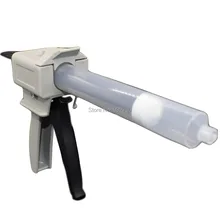 Dispensing Gun Applicator Dispenser Caulking Gun for 55ml 55cc Epoxy Adhesive Cartridges + 55ml Dispensing Syringe Dispensers
