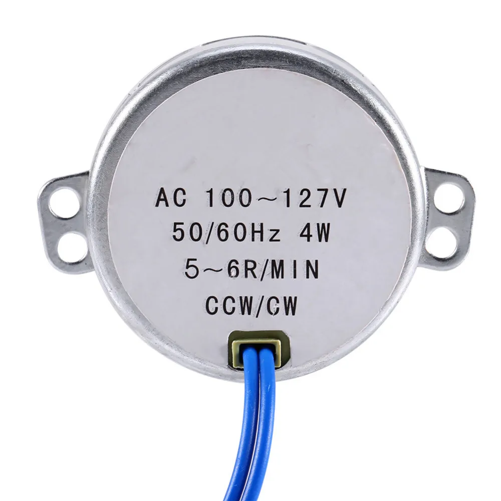 5//6RPM AC 220-240V 50//60Hz CW//CCW Synchronmotor Getriebemotor für Mikrowelle