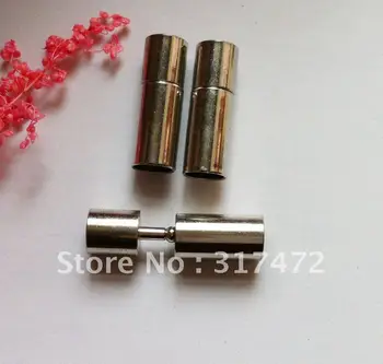 

2mm/3mm/4mm/5mm/6mm/8mm Leather Cord Bayonet Clasps Stainless steel Color