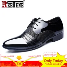 REETENE Männer Kleid Schuhe Mode Pu Leder Schuhe Männer Marken Hochzeit Oxford Schuhe für Männer Atmungs Männer Formale Schuhe