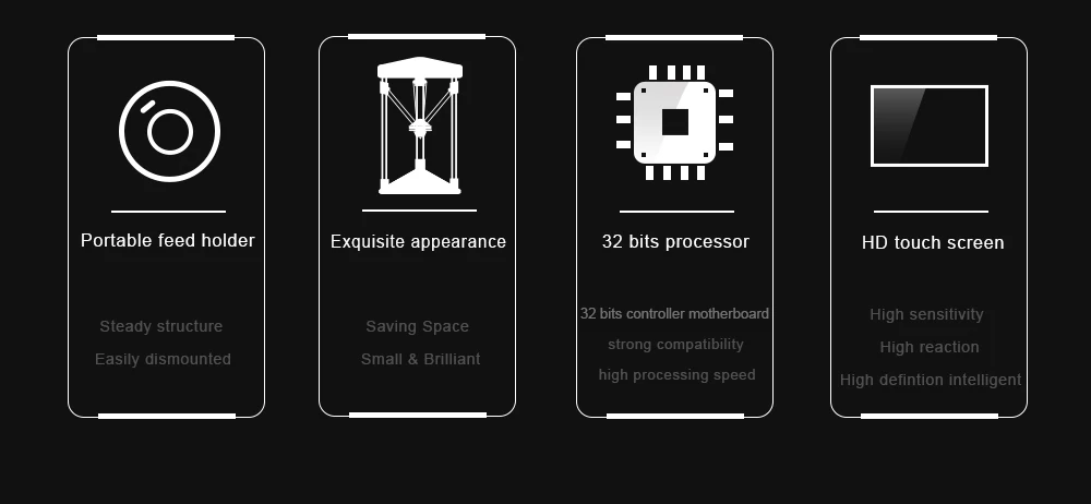 TTGO 3D принтер BIQU волшебник высокой точности, мини коссель настольный принтер полностью в сборе с Titan экструдер клон