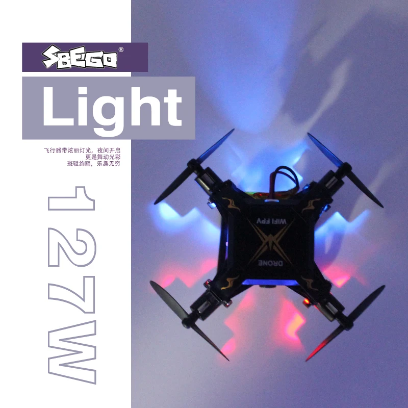 SBEGO_127W_Wifi_FPV_Mini_Remote_Control_Quadcopter_2.4G_4CH_6-Axis_Gyro_ RTF_Foldable_RC_Drone_3D-Flip_Headless_with_0.3MP_Camera_0002