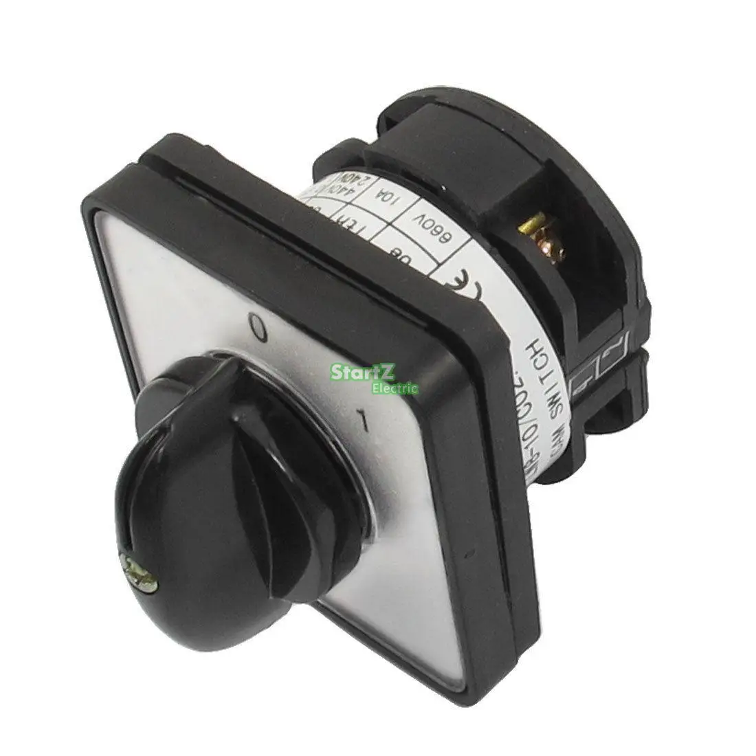 

Electric 2 Position 4 Terminals Rotary Cam Changeover Switch 660V 10A