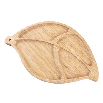 

Home Multi-purpose Bamboo Fruit Plate Tea Tray Special Fish Plate Wooden Trays Fruit Breakfast Food Cake Coffee Tea Serving Tray