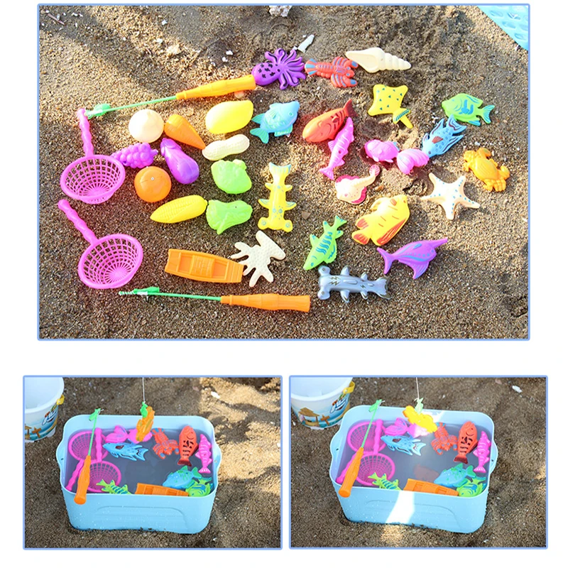 Детский набор для рыбалки, ролевые игры, игрушки для игры в воду, детские игрушки, симуляция, игра в виде рыбы, форель, магнитный бассейн, игрушка, подарок для детей