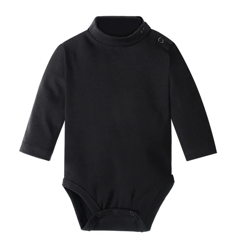 Turtleneck Baby Bodysuit Long Sleeves Cotton Baby Boys Girls Clothes Infantil Clothing for Baby menina menino