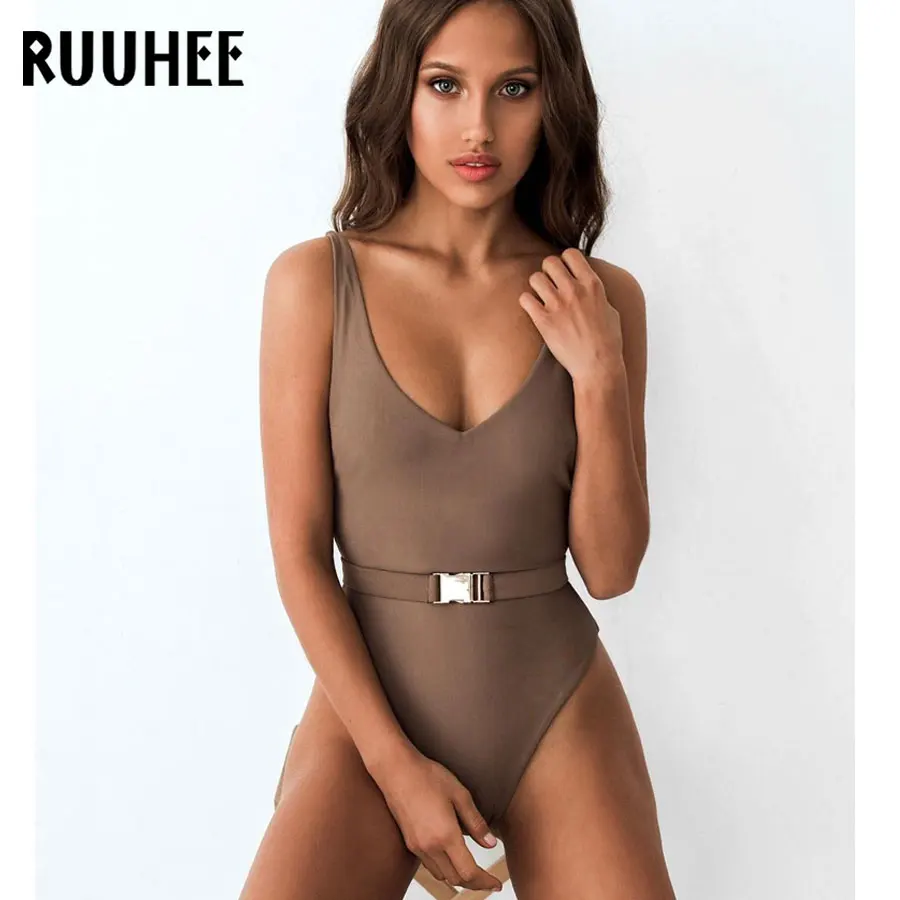 RUUHEE, сдельный купальник, женский купальник, бикини,, сексуальный боди с открытой спиной, купальный костюм, женский пояс, пляжная одежда, купальник, монокини