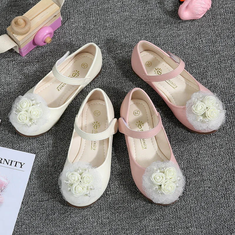 Girls Rabbit Sandals Princess Bowknot Toddler Kids Flower Soft Sole Shoes Size