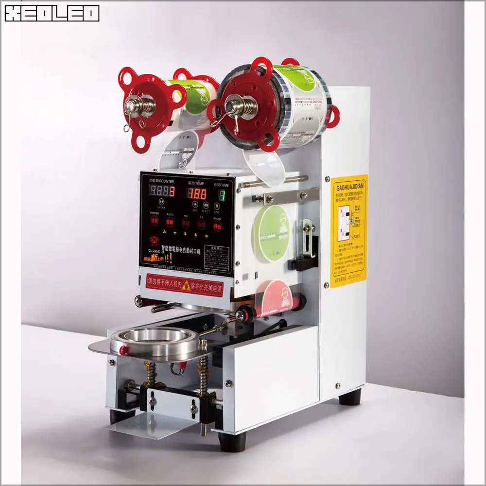 Xeoleo High quality Bubble tea machine Cup sealing machine seal 95/90