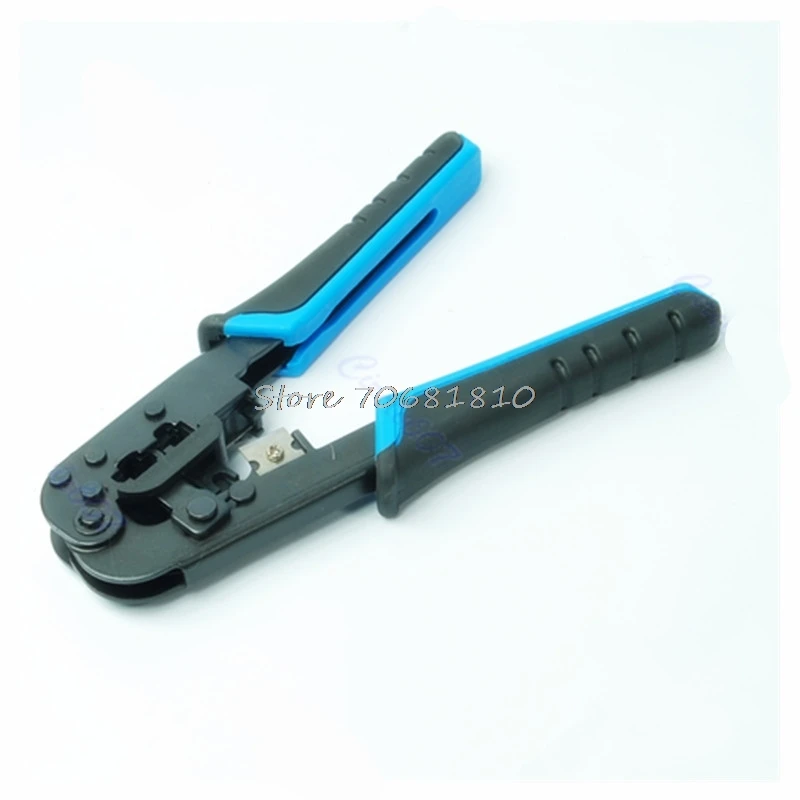 

Dual Modular Cable Crimping Tool Wire Cutter Stripping Kit RJ45 RJ12 Drop Shipping