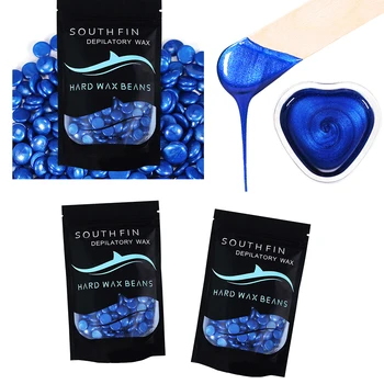 

2 Bags Chamomile Total 200g Hard Wax Beads Women Men Hair Removal Depilatory Waxing Beans