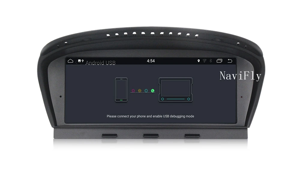 NaviFly Android9.0 4G ram 64G rom автомобильный Радио мультимедийный плеер для BMW 5 серии E60 E61 E63 E64 E90 E91 E92 gps навигация