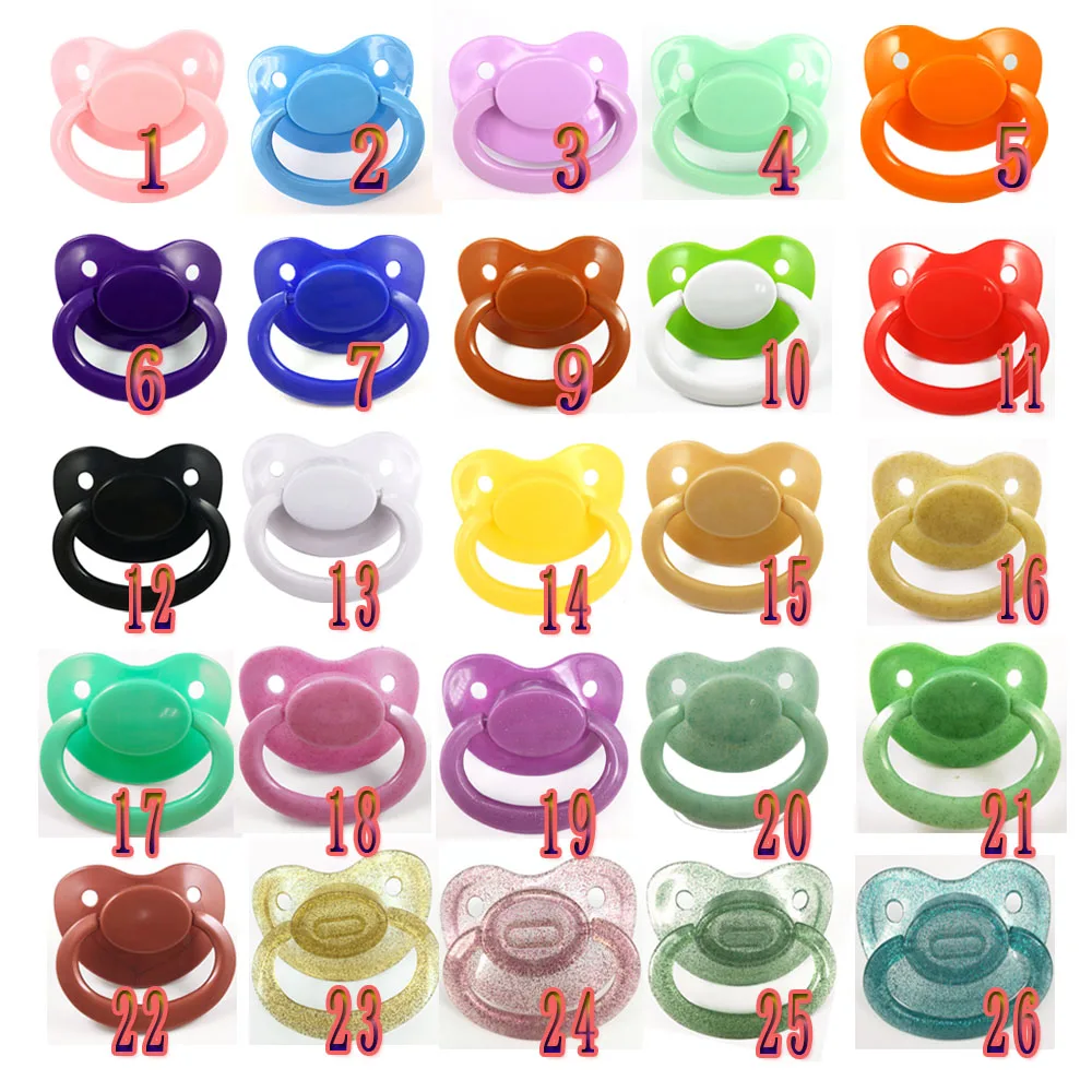 Ddlg Pacifier 2018 ABDL Baby Girl Unisex Sexy Pacifier Adult Toys Color