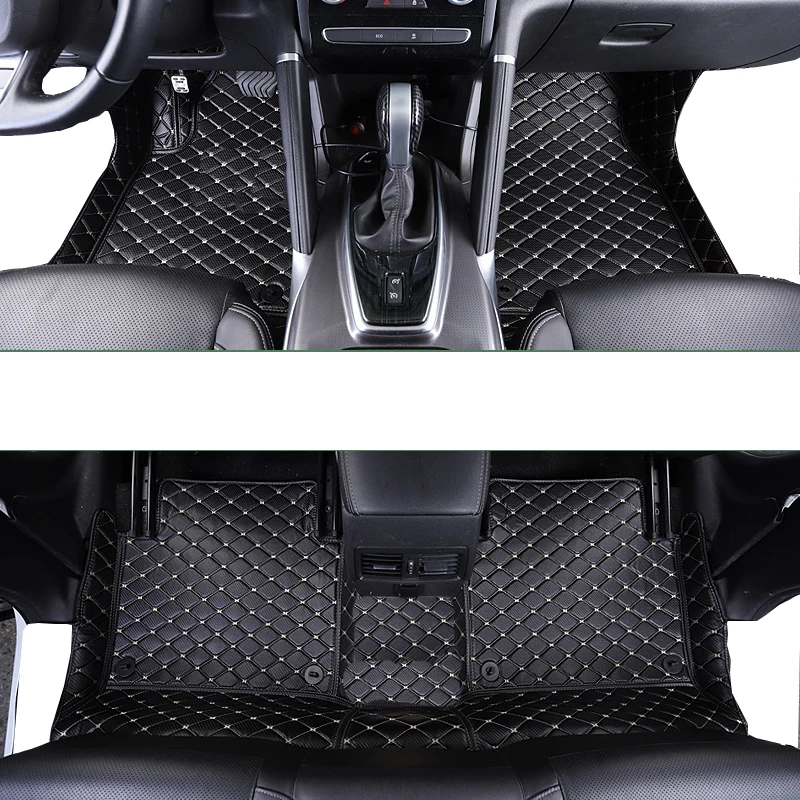 

lsrtw2017 luxury fiber leather car interior floor mat for renault koleos 2007-2020 2019 2018 2017 2016 2015 2014 2013 2012 2011