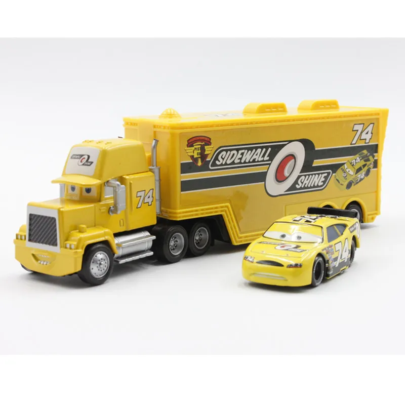 Модели автомобилей Литые из металлического сплава Disney Pixar Cars 2 шт./лот № 74 Мак дядя