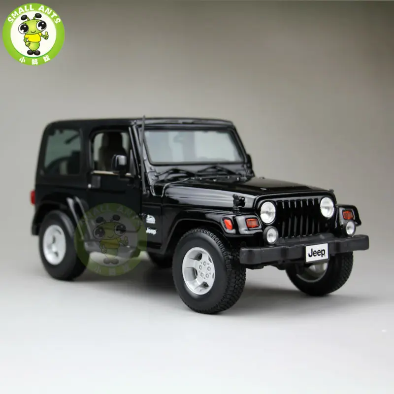 

1:18 Scale Jeep Wrangler Sahara Diecast Car Suv Model Maisto 31662 Black