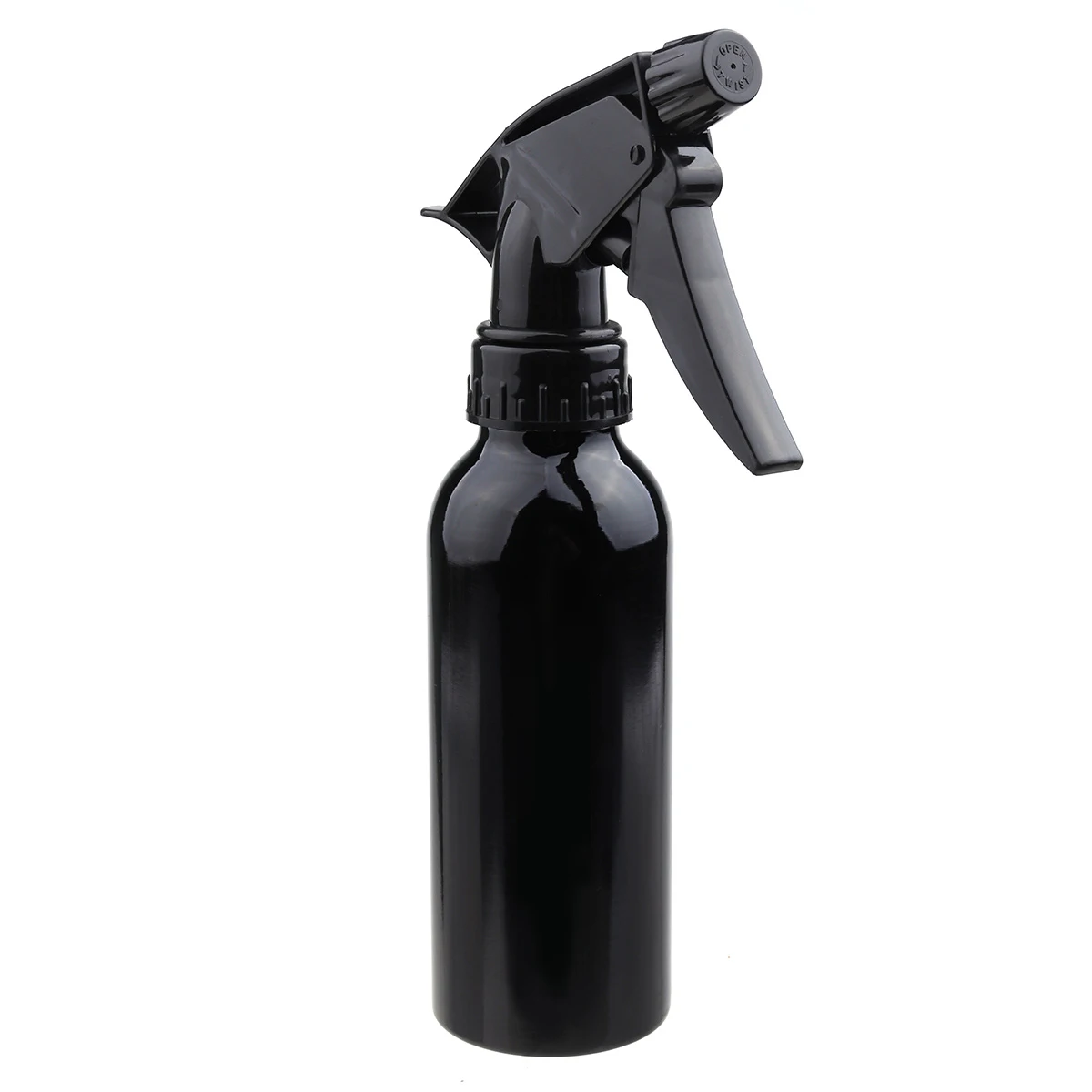 

200ml Aluminum Spray Atomiser Empty Bottle Water Hair Salon Matte Black Hairstyling Hairdressing Applicator Bottles G0306