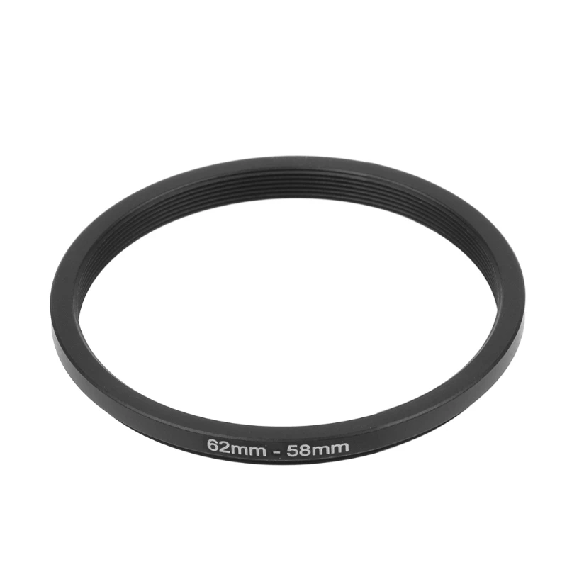 62mm To 58mm Metal Step Down Rings Lens Adapter Filter Camera Tool Accessory New