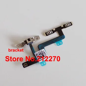 

Free DHL EMS Original New Volume Control Mute Button Flex Cable With One Metal Bracket Replacement for iPhone 6 4.7 " 200pcs/lot