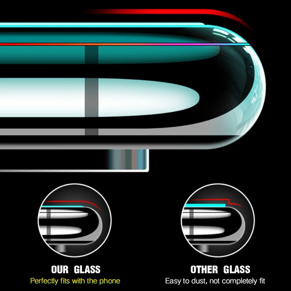  5D Gehärtetem Glas Für iPhone XS Max Screen Protector Für iPhone XR Voll Telefon Schutzhülle Für iP