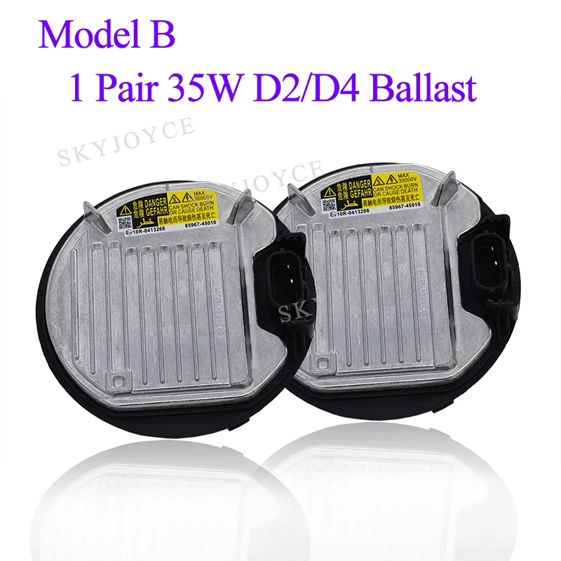 SKYJOYCE Original Car Headlight Kit 35W D2S D4S Xenon HID Kit 5500K D2S D4S HID bulb 85967-45010 35W D2R Xenon Headlight Ballast (3)