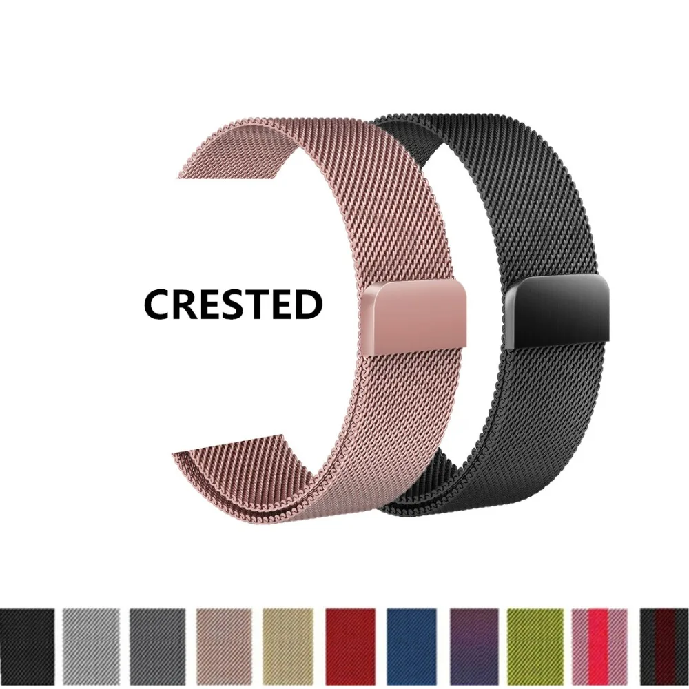 

Milanese Loop For Apple Watch band 42mm 38mm 44/40mm strap correa iwatch series 4 3 2 1 Stainless Steel wrist Link Bracelet belt