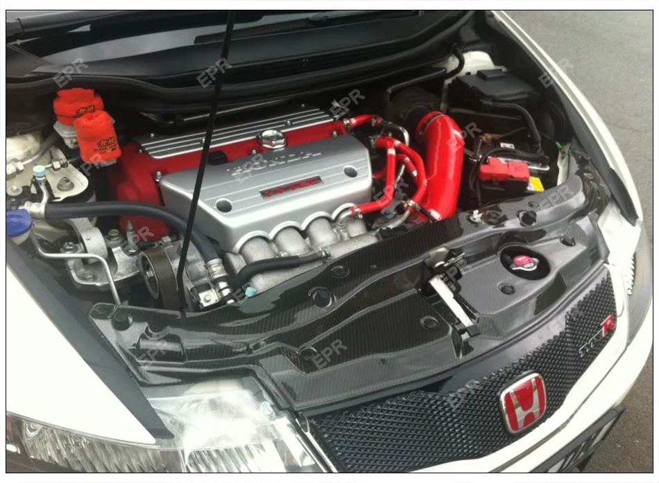 Для Honda Civic FN2(2007-2011) углеродное волокно охлаждающая панель комплект кузова тюнинг отделка часть для FN2 Civic карбоновая Крышка Охлаждения