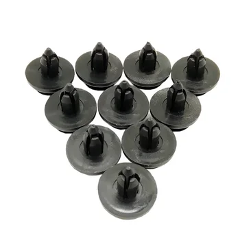 

Black Fastener Clip Set Plastic 50Pcs Bumper Door Trim 7mm Car Retainer Hole Replacement Practical Accessories