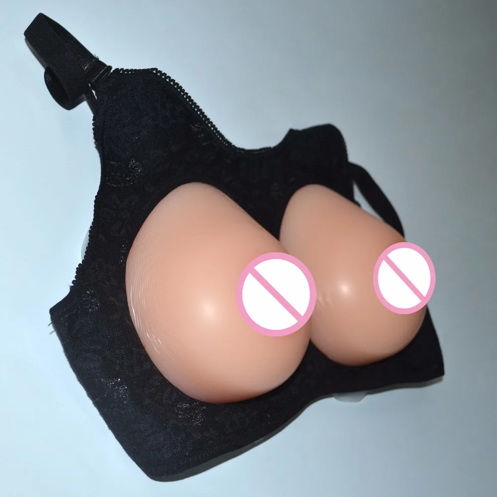 

Silicone Breast Form 1200g/Pair Artificial False Fake Boobs Chest Prosthesis Breast Enhancer For Crossdressers