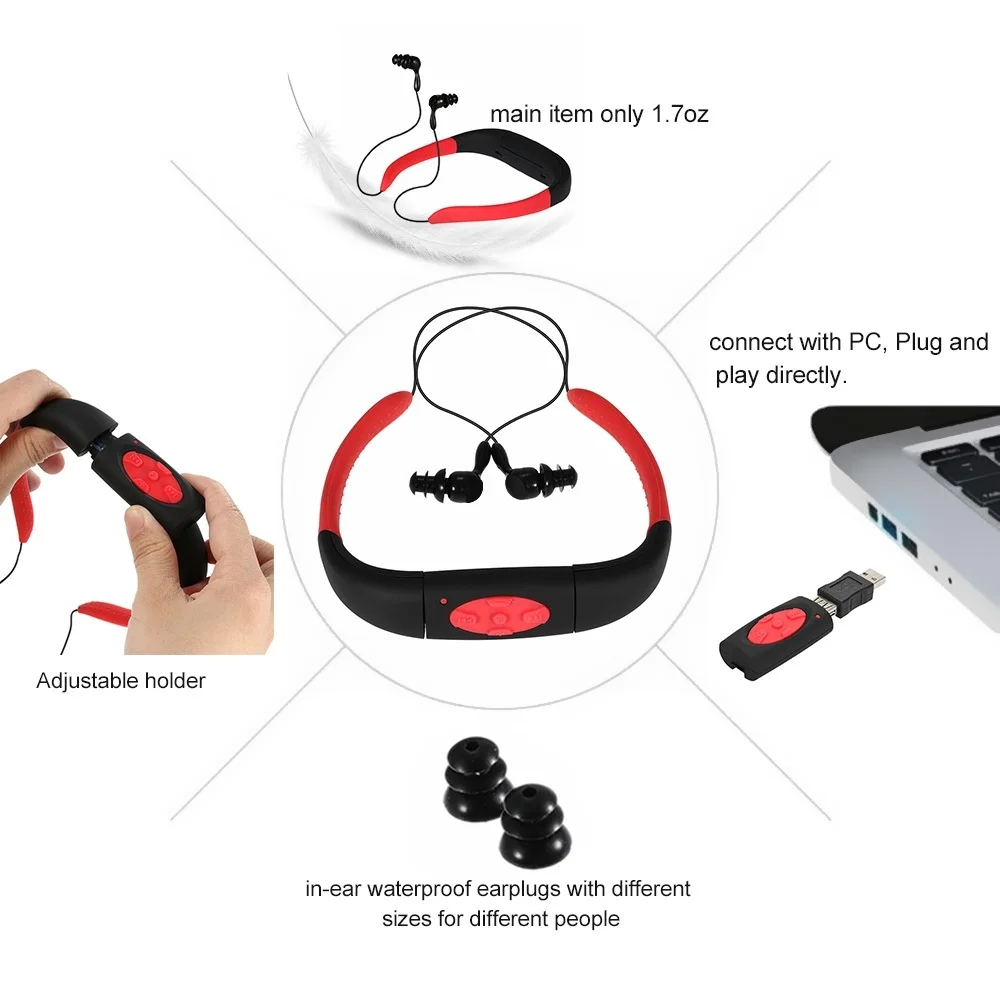 HOT-IPX8-Waterproof-4GB-Underwater-Sport-MP3-Music-Player-Neckband-Stereo-Earphone-Audio-Headset-with-FM (3)
